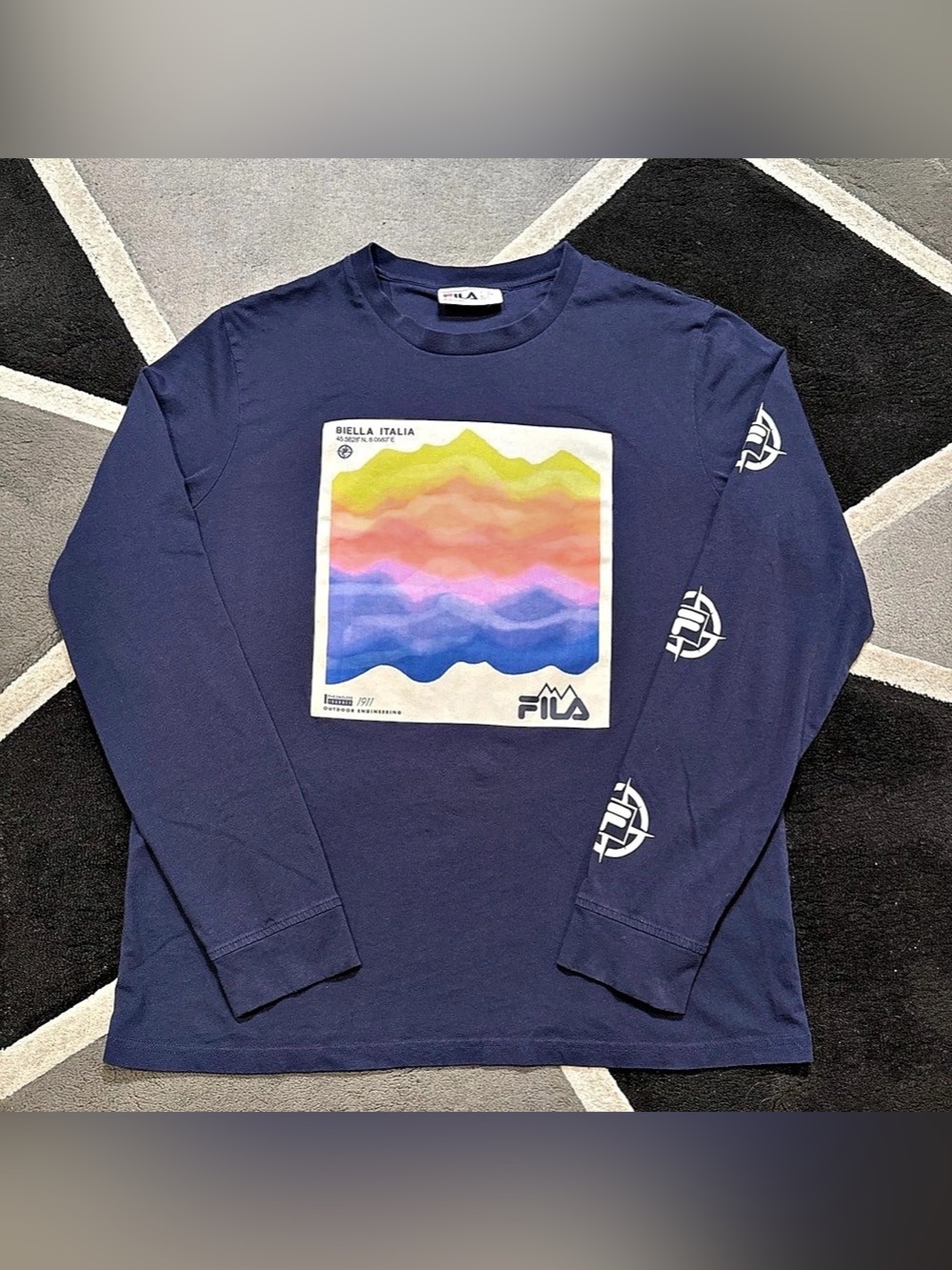 Fila Bella Italia outdoor engineering long sleeve shirt
